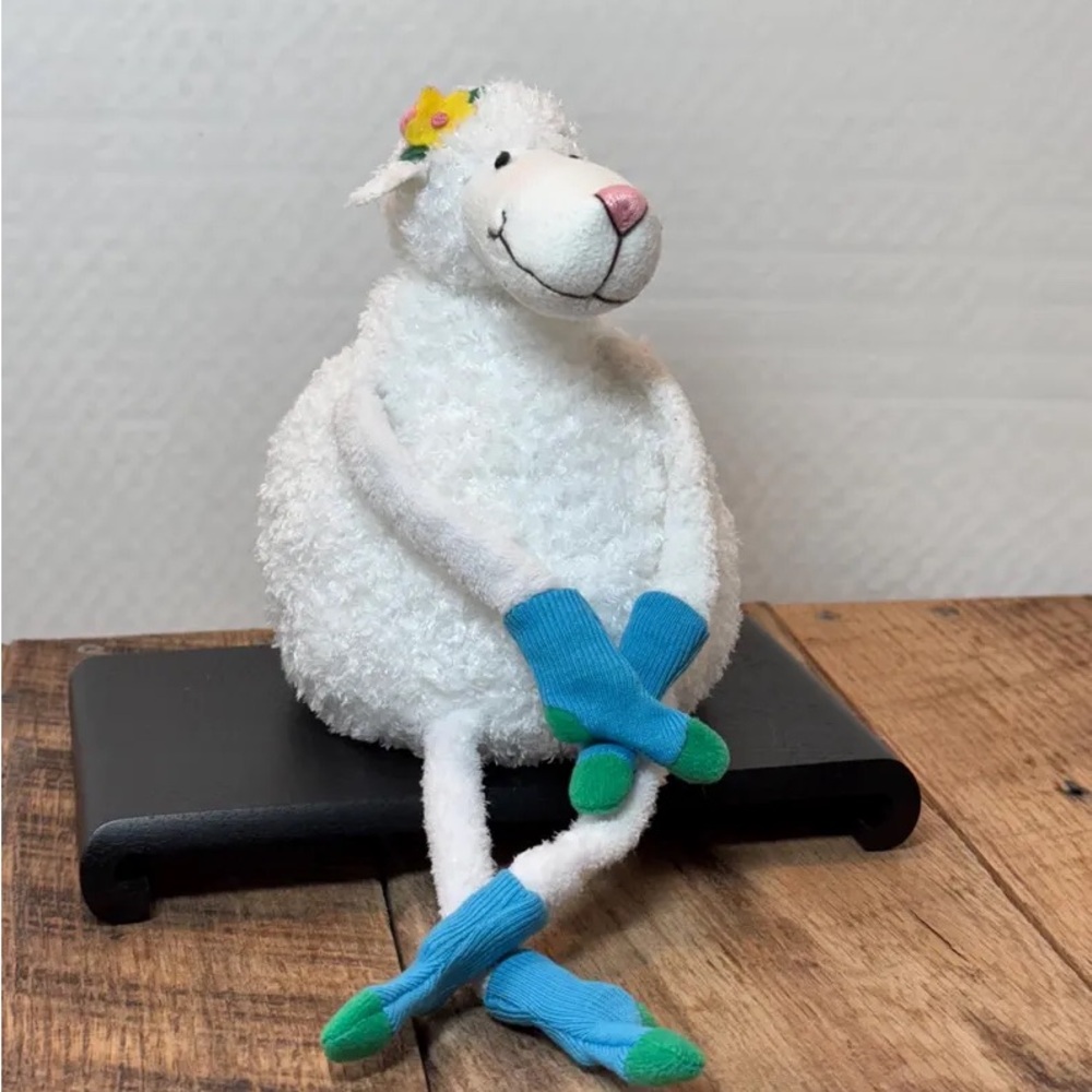 Really Woolly Sheep with Blue Socks